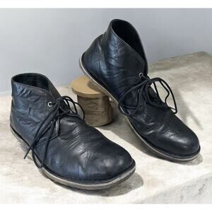 UGG Leighton Leather Chukka Boots Men's Size 11 Black 3275 Hipster Casual Wear